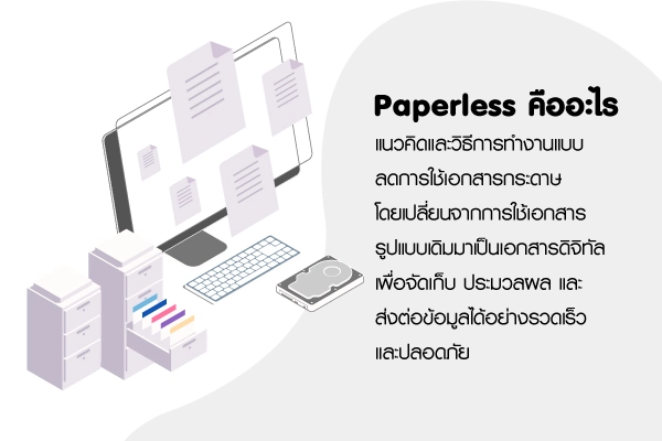 Paperless ลดการใช้กระดาษด้วยระบบเอกสารดิจิทัล